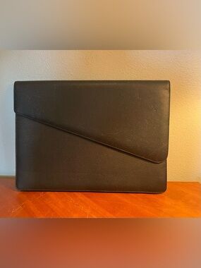 Levenger Fine Leather Snap Closure Folio for Men or Women NWOT